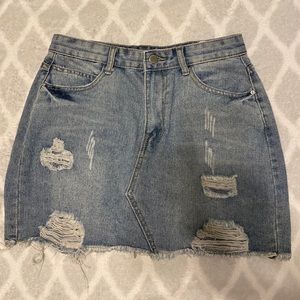 Jean skirt!
